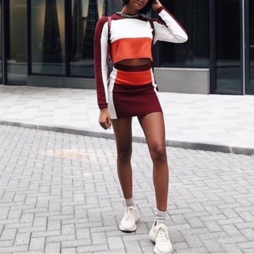 NWT Urban Outfitters Colorblock Matching Set